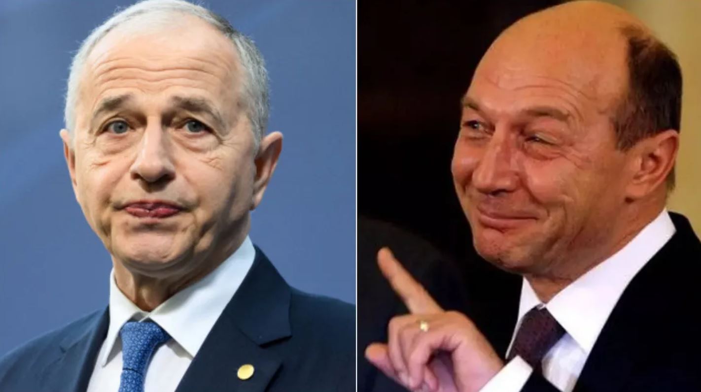 Mircea Geoana si Traian Basescu